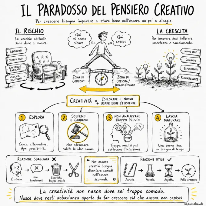 Il paradosso del pensiero creativo