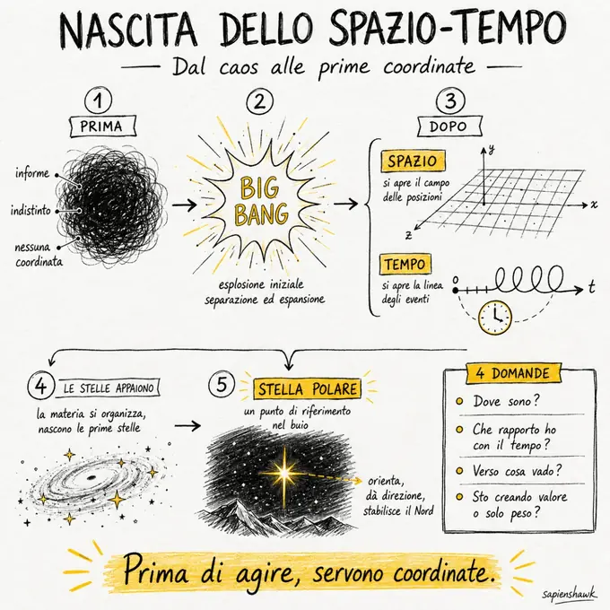 Il big-bang, lo spazio-tempo, le stelle
